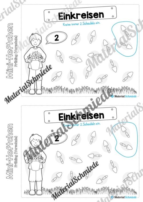 Mini-Heft: Frühling für die Vorschule (Vorschau 06)