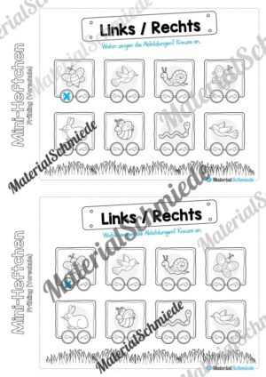 Mini-Heft: Frühling für die Vorschule (Vorschau 08)