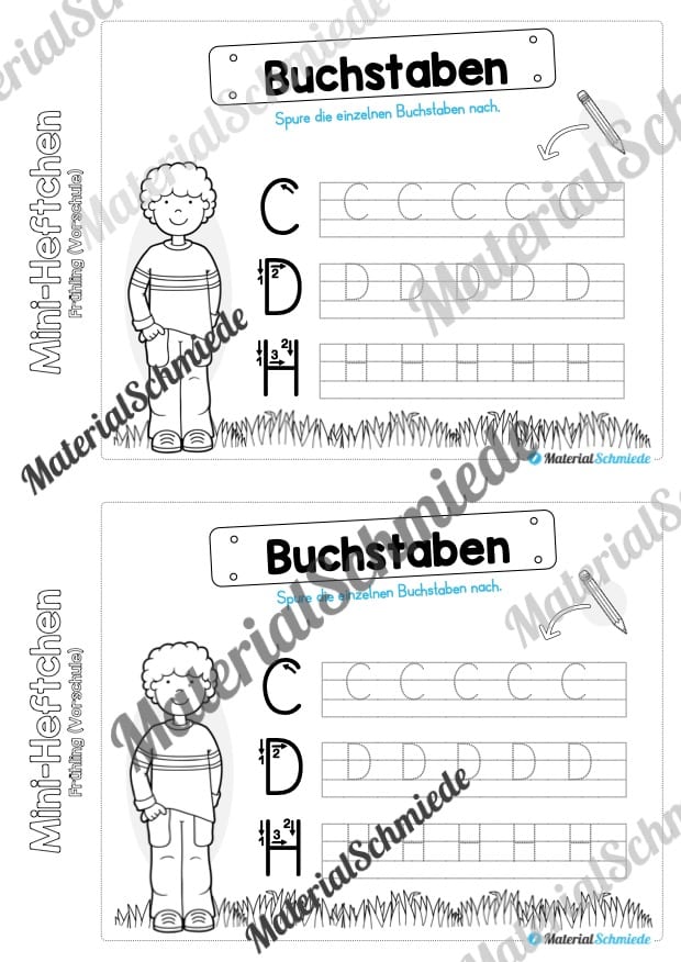 Mini-Heft: Frühling für die Vorschule (Vorschau 09)