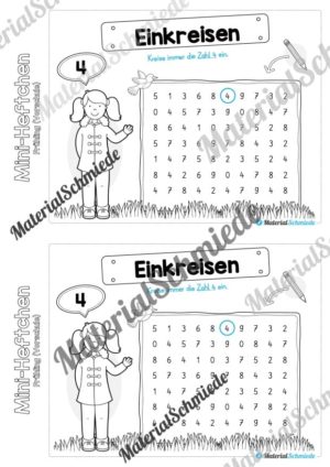 Mini-Heft: Frühling für die Vorschule (Vorschau 17)