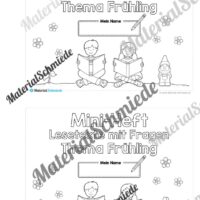 Mini-Heft: Lesetexte Frühling (1. & 2. Klasse) - Arbeitsblatt 01