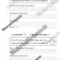 Mini-Heft: Lesetexte Frühling (1. & 2. Klasse) - Arbeitsblatt 04