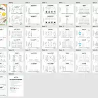 Mini-Heft: Frühling - Vorschule (20 Arbeitsblätter) - Überblick
