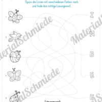 Rätsel-Arbeitsblätter zum Frühling (Vorschau 05)