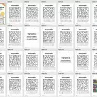 8 Rechenmalblätter Frühling: Zahlenraum 10 (1. Klasse) - Überblick