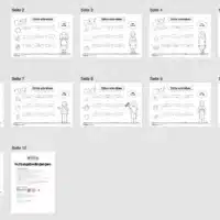 Erste Sätze schreiben: Schüttelsätze Frühling (1. & 2. Klasse) - Überblick