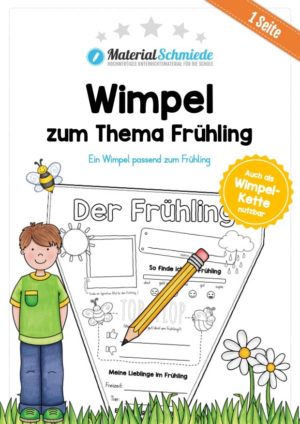 Wimpel Frühling