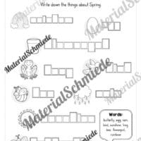 Englisch: Workbook Spring (23 Arbeitsblätter) - Arbeitsblatt 05