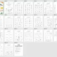 Arbeitsheft Frühling/Spring auf Englisch (23 Arbeitsblätter) - Überblick