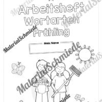 Arbeitsheft Wortarten - Thema Frühling (20 Arbeitsblätter) - Arbeitsblatt 01