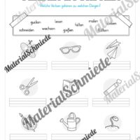 Arbeitsheft Wortarten - Thema Frühling (20 Arbeitsblätter) - Arbeitsblatt 15