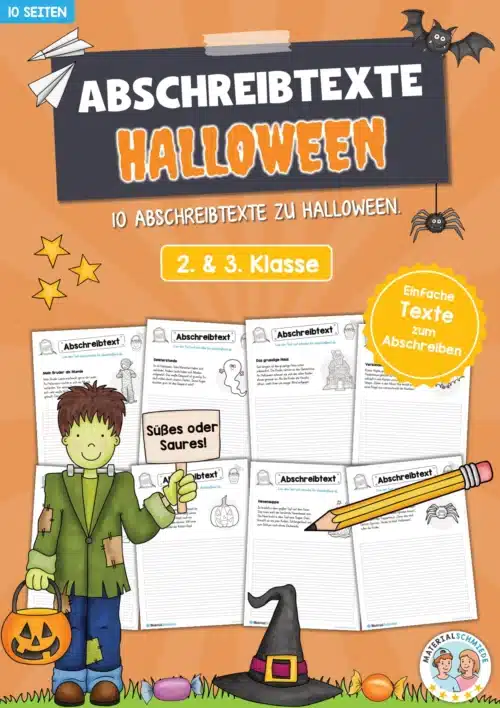 10 Abschreibtexte: Thema Halloween