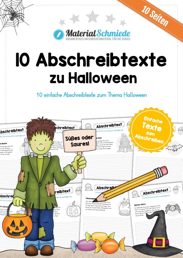 10 Abschreibtexte zu Halloween