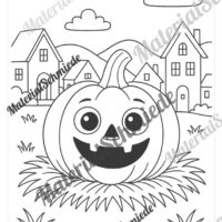Kostenlose Ausmalbilder zu Halloween (Arbeitsblatt 03)
