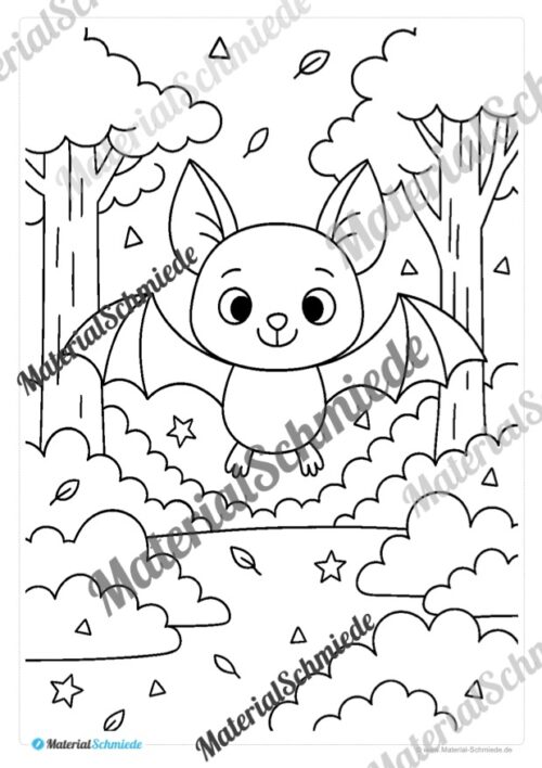 Kostenlose Ausmalbilder zu Halloween (Arbeitsblatt 04)