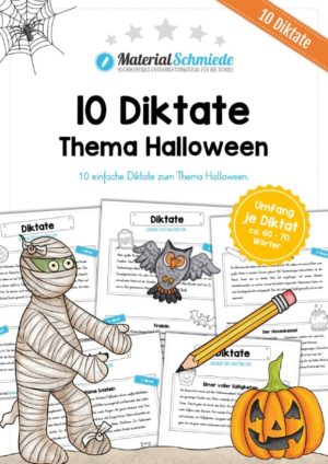 10 Diktate zu Halloween