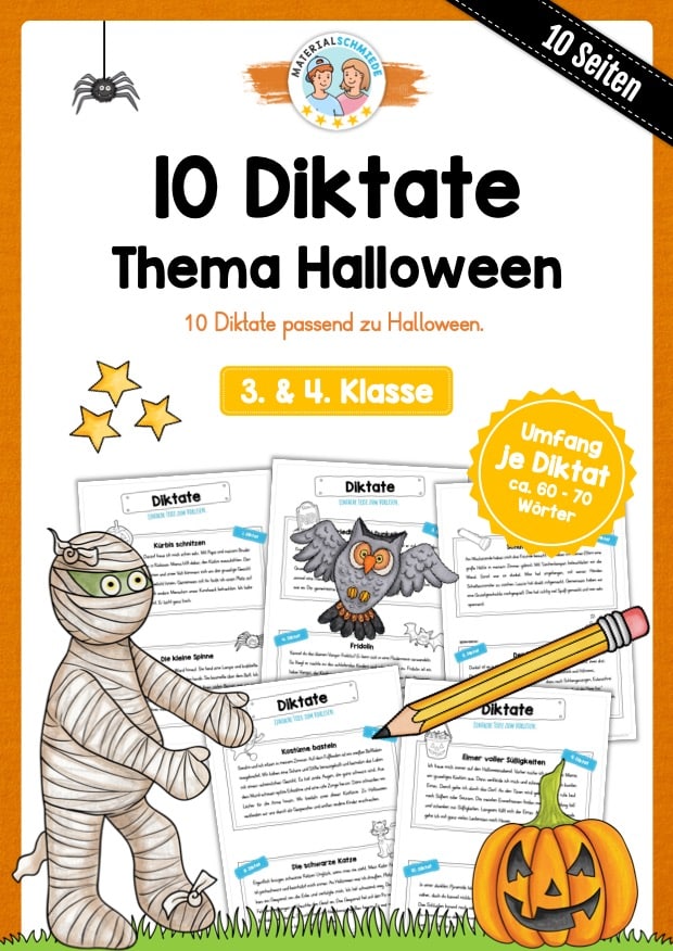 10 Diktate zu Halloween
