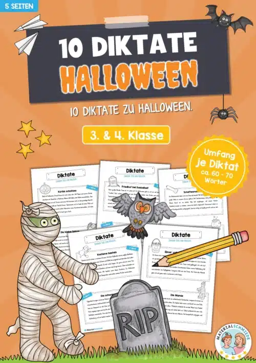 10 Diktate zu Halloween