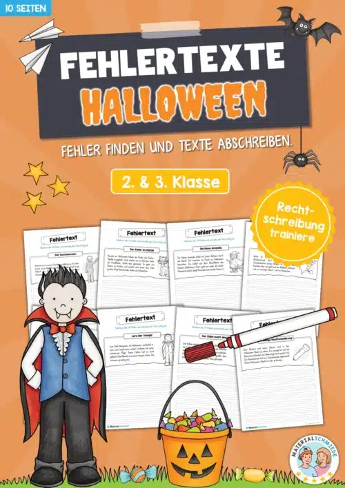 10 Fehlertexte: Thema Halloween