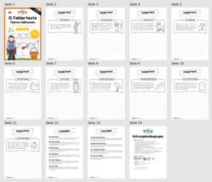 Fehlertexte: Thema Halloween (Überblick)
