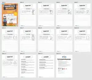 10 Fehlertexte: Thema Halloween (Überblick)