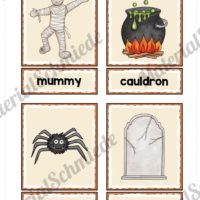 20 englische Flash-Cards zu Halloween (Vorschau 02)