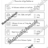 Leseheft Halloween (1. & 2. Klasse) GRATIS - Arbeitsblatt 03