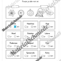 Leseheft Halloween (1. & 2. Klasse) GRATIS - Arbeitsblatt 05