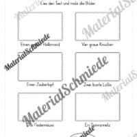 Leseheft Halloween (1. & 2. Klasse) GRATIS - Arbeitsblatt 07