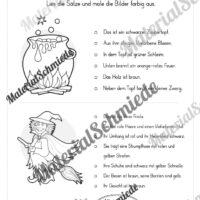 Leseheft Halloween (1. & 2. Klasse) GRATIS - Arbeitsblatt 08