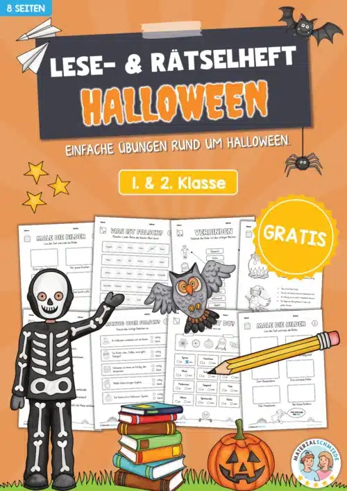 Leseheft Halloween (1. & 2. Klasse) GRATIS