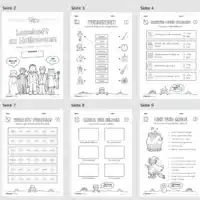 Leseheft Halloween (1. & 2. Klasse) GRATIS - Überblick