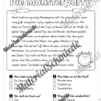 Halloween: Lesen & Verstehen mit Ankreuzen (Vorschau 01)