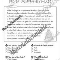 Halloween: Lesen & Verstehen mit Ankreuzen (Vorschau 03)