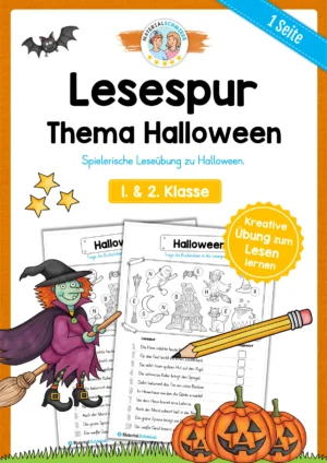 Lesespur Halloween (1. & 2. Klasse)