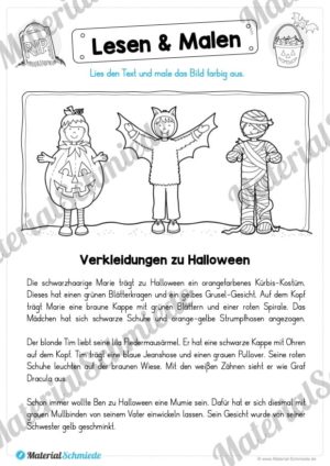 10 Leseübungen zu Halloween (Vorschau 03)