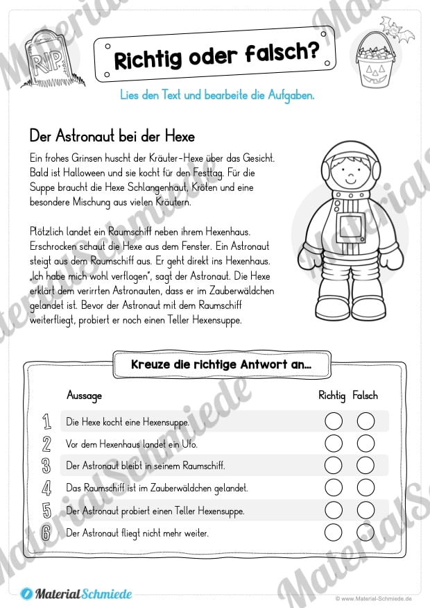 10 Leseübungen zu Halloween (Vorschau 05)