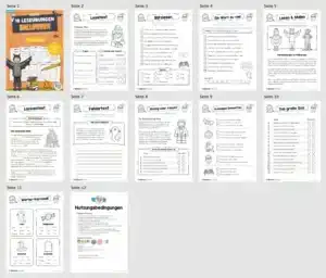 10 Leseübungen zu Halloween (Lesen & Verstehen) – Überblick