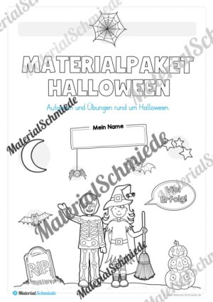 Materialpaket Halloween: 1. Klasse (Vorschau 01)