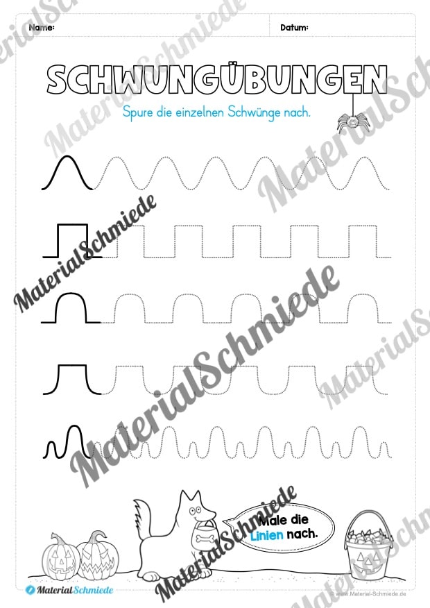 Materialpaket Halloween: 1. Klasse (Vorschau 02)