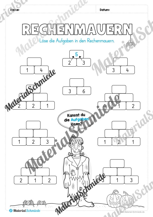 Materialpaket Halloween: 1. Klasse (Vorschau 13)