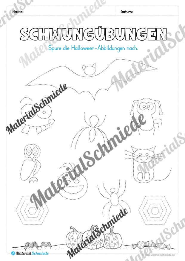 Materialpaket Halloween: 1. Klasse (Vorschau 14)