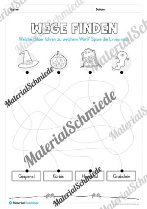 Materialpaket Halloween: 1. Klasse (Vorschau 21)