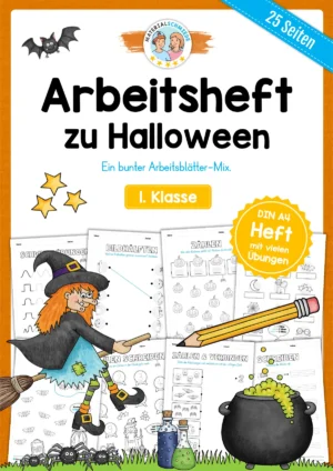 Arbeitsheft Halloween: 1. Klasse (25 Arbeitsblätter)