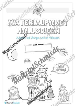 Materialpaket Halloween: 2. Klasse (Vorschau 01)