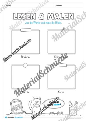 Materialpaket Halloween: 2. Klasse (Vorschau 06)