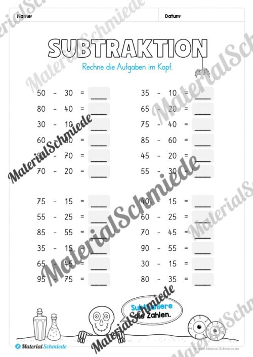 Materialpaket Halloween: 2. Klasse (Vorschau 12)