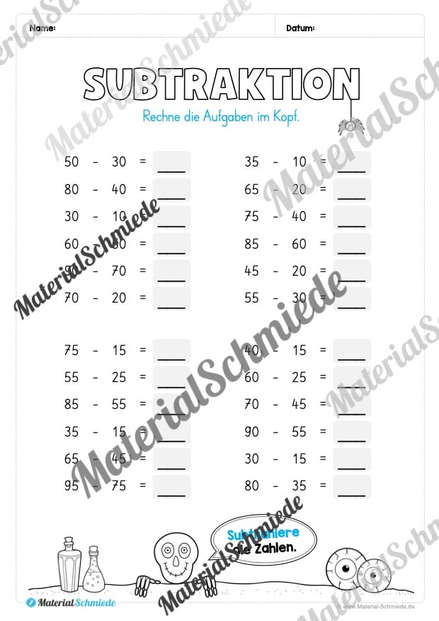 Materialpaket Halloween: 2. Klasse (Vorschau 12)