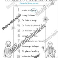 Materialpaket Halloween: 3. Klasse (Vorschau 13)
