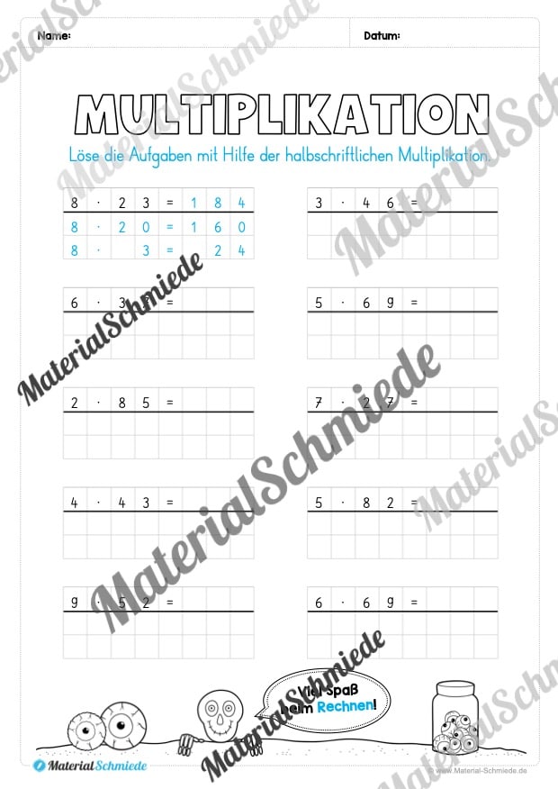 Materialpaket Halloween: 3. Klasse (Vorschau 22)